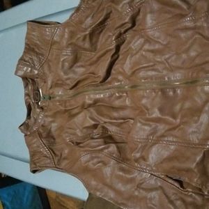 Leather vest